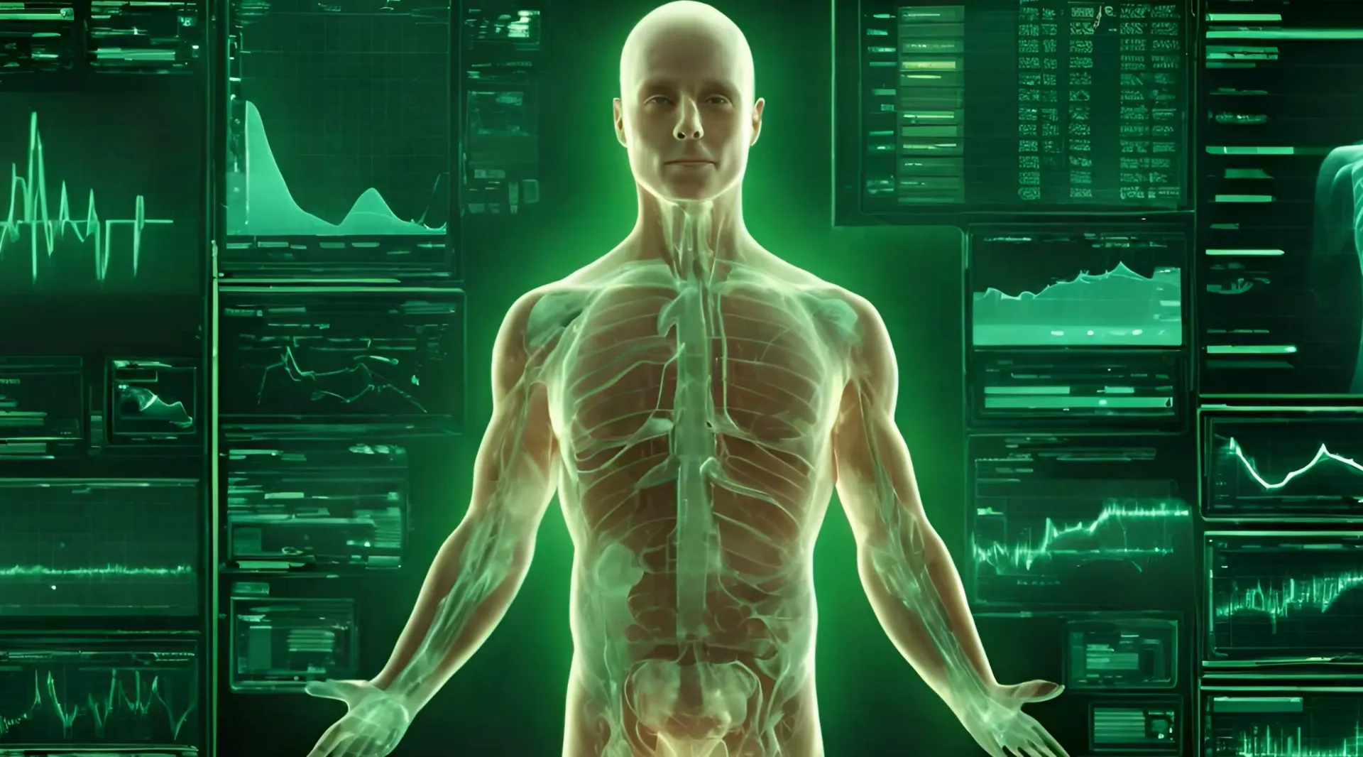 Futuristic Medicine Virtual Human Interface